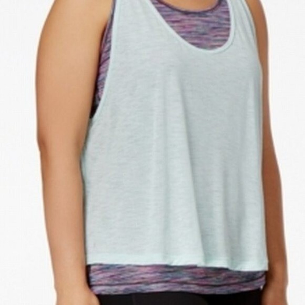 IDEOLOGY- Double Layer‎ Workout Tank Size M